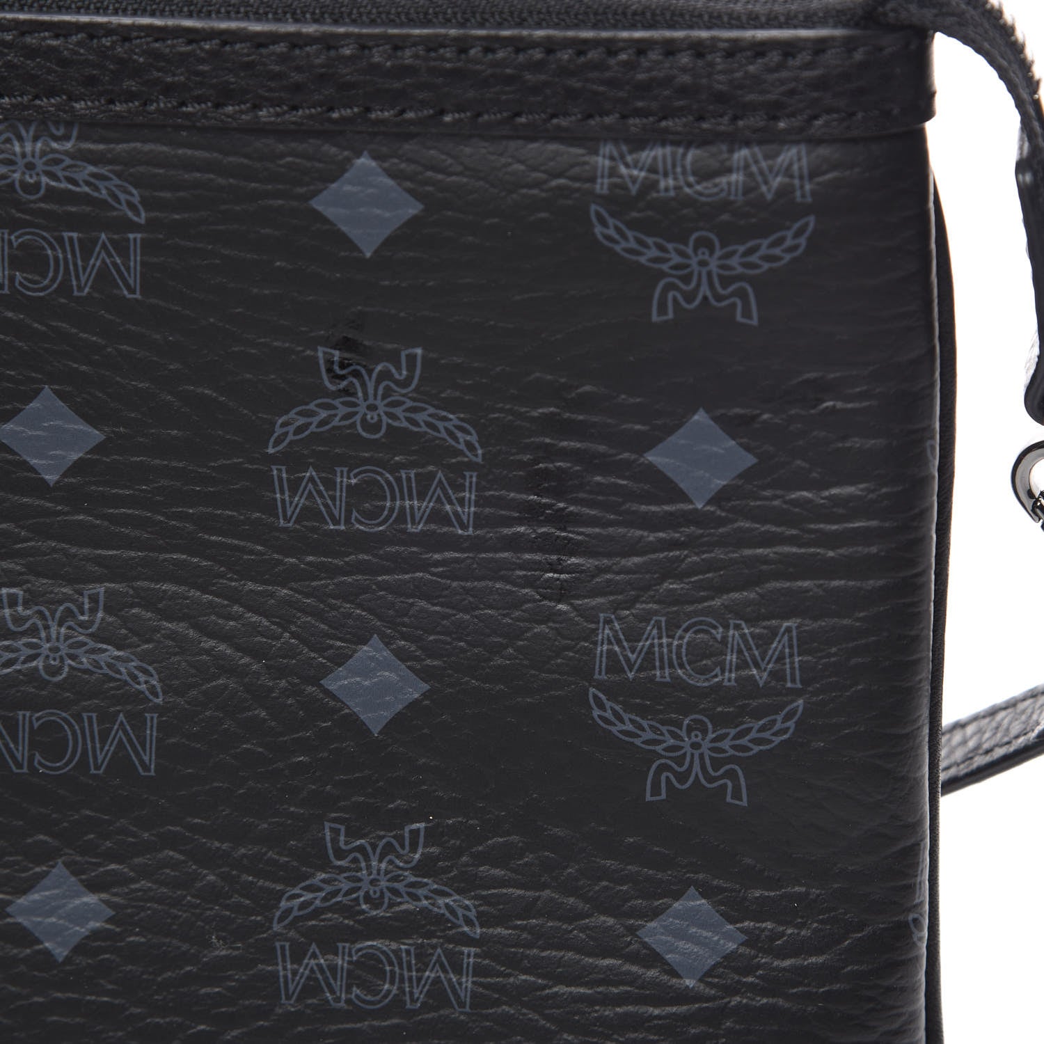 MCM Visetos Medium Crossbody Pouch Black 11 of 11