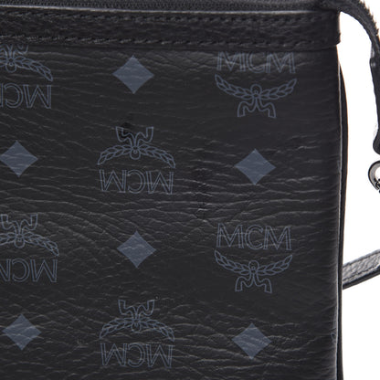 MCM Visetos Medium Crossbody Pouch Black 11 of 11