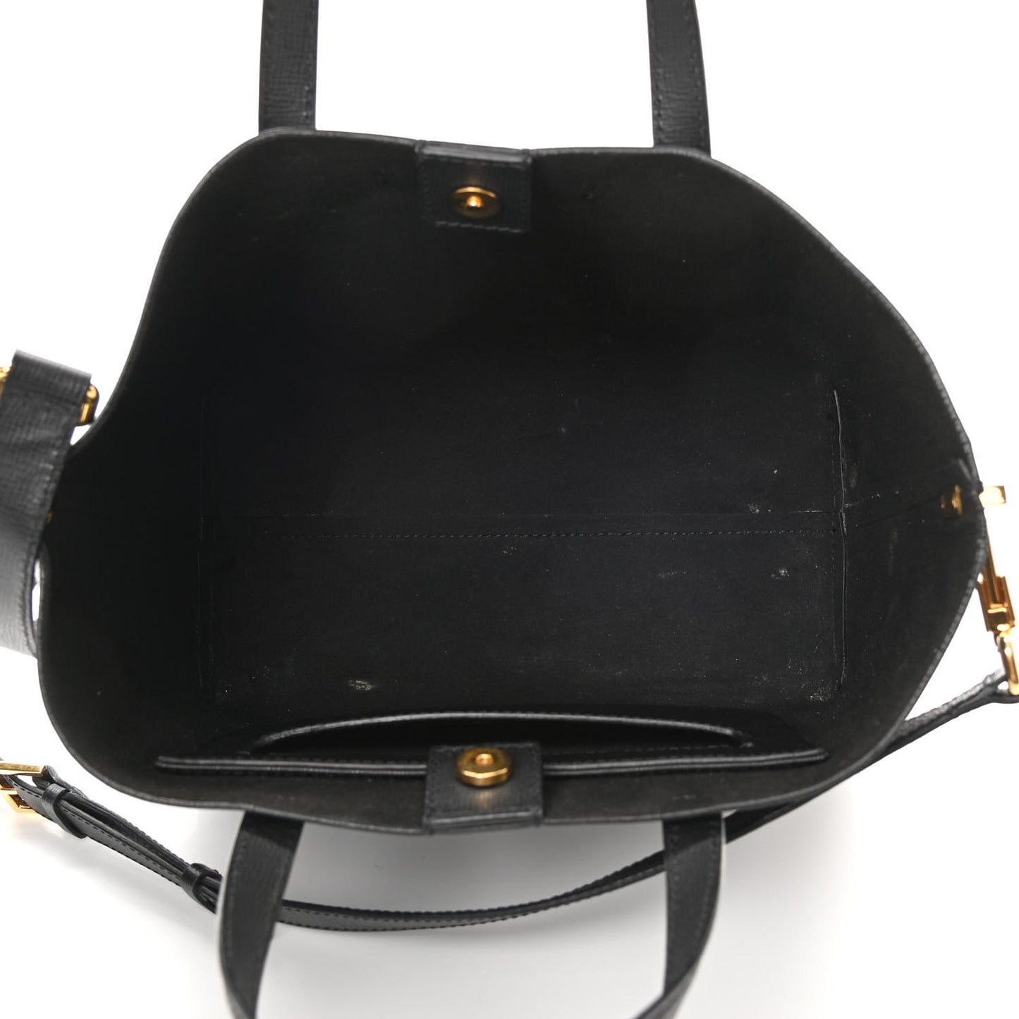 Saffiano Mini T Tote Black