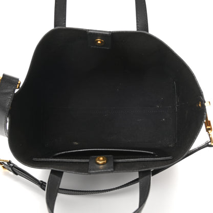 Tom Ford Saffiano Mini T Tote Black 5 of 17