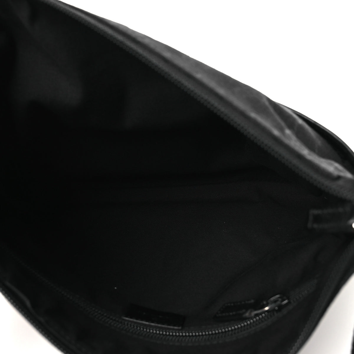 Gucci Monogram Calfskin Perforated Medium Flat Messenger Bag Black 5 of 14