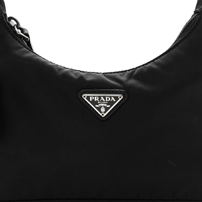 Prada Tessuto Nylon Mini Re-Edition 2000 Bag Black 7 of 10