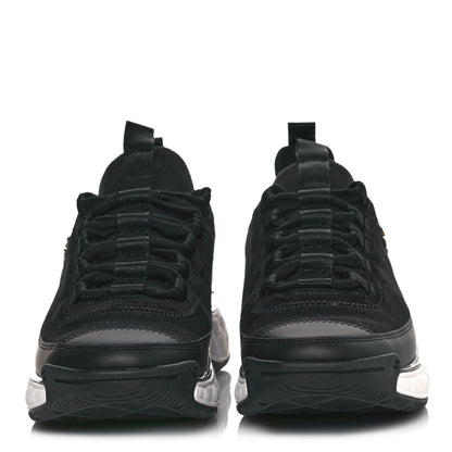 Chanel Velvet Calfskin Mixed Fibers CC Sneakers 36 Black 2 of 7