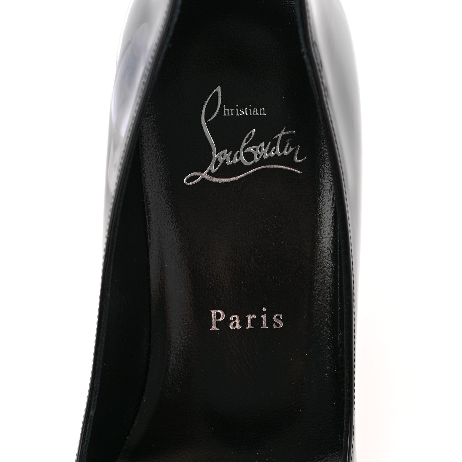 Christian Louboutin Patent Dolly 70 Pumps 38.5 Black 7 of 8