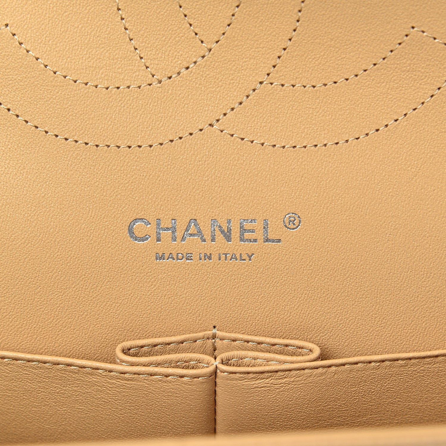 Chanel Caviar Quilted Jumbo Double Flap Beige 5 of 10