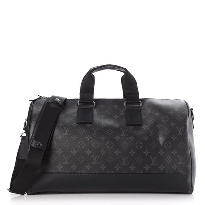 Louis Vuitton Monogram Eclipse Keepall Voyager 1 of 11