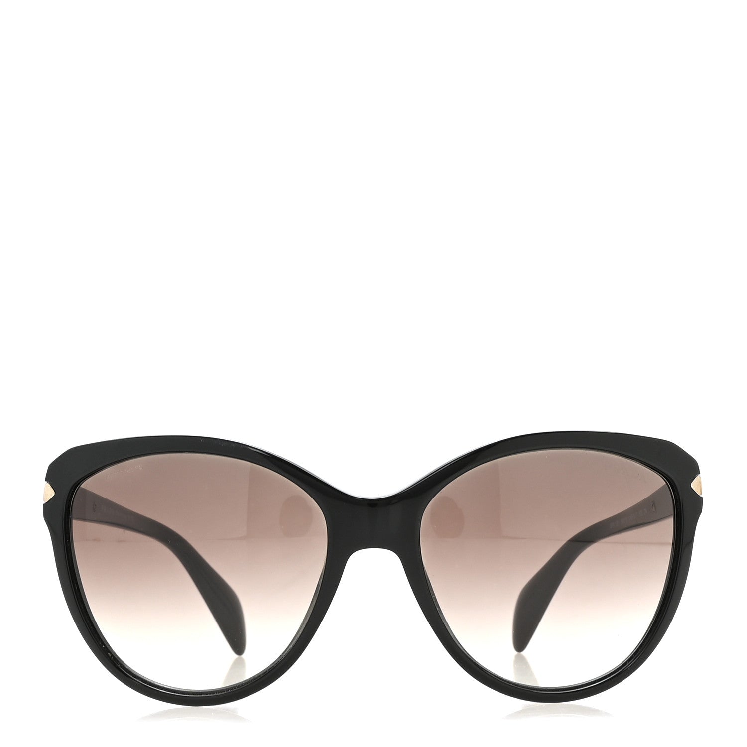 Prada Acetate Sunglasses SPR 15P Black 2 of 8