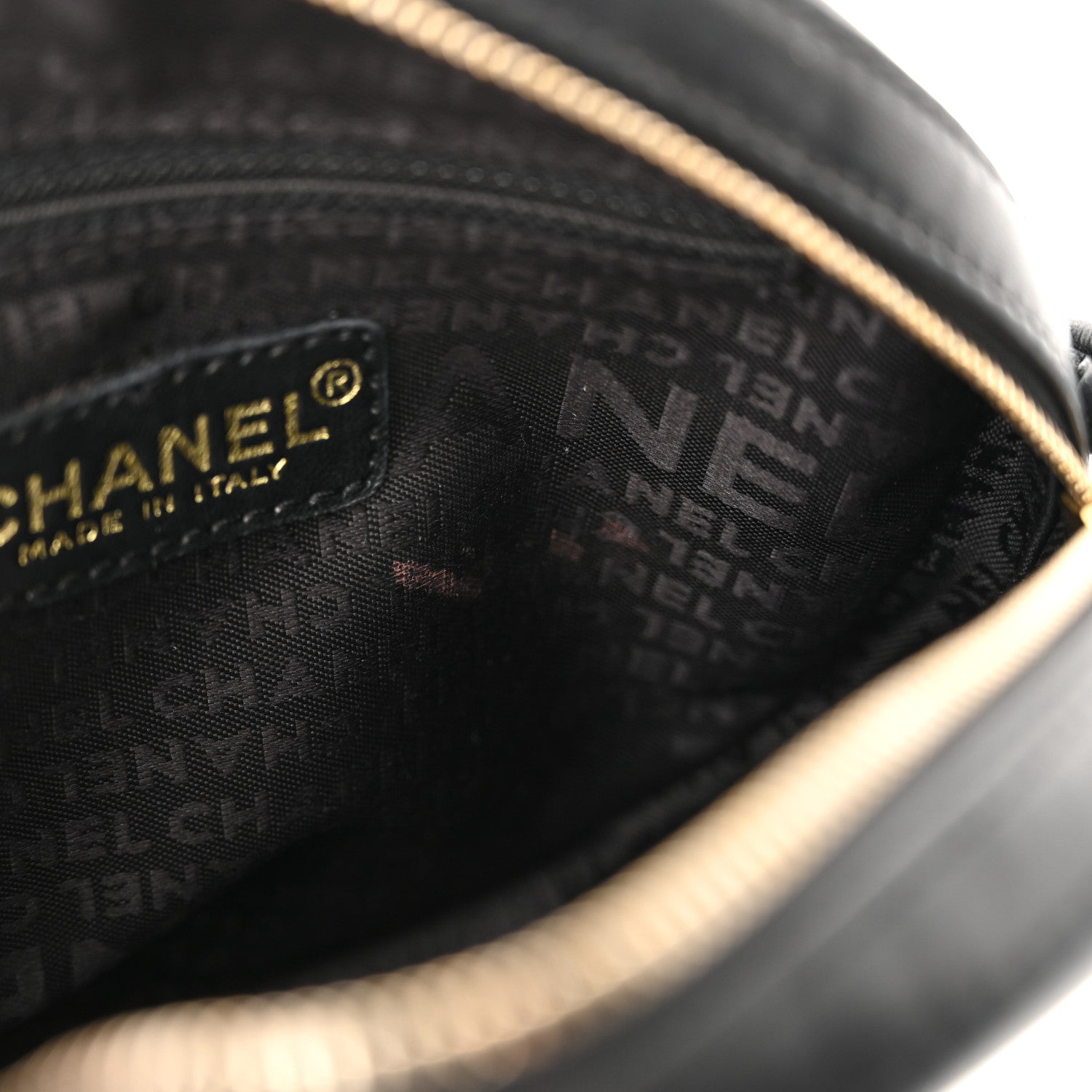 Chanel Lambskin Square Quilted Round Shoulder Bag Black 12 of 15