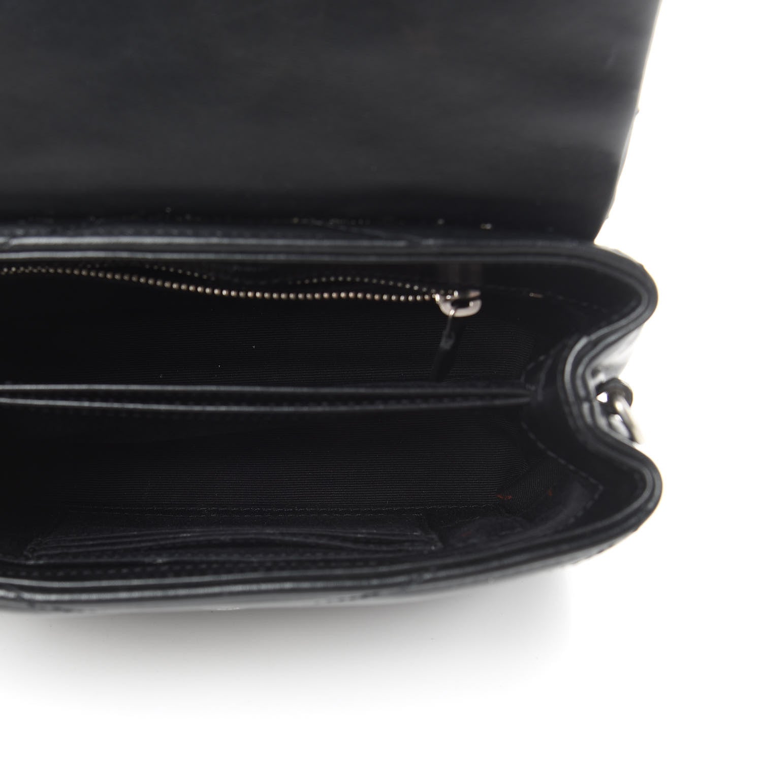Saint Laurent Calfskin Y Quilted Monogram Toy Loulou Crossbody Bag Black 5 of 14
