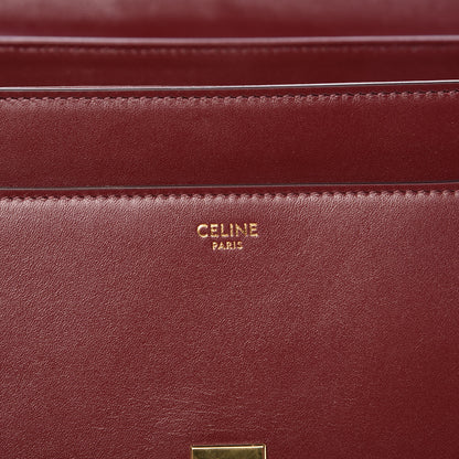 Celine Satinated Calfskin Medium 16 Top Handle Bag Light Burgundy 9 of 10