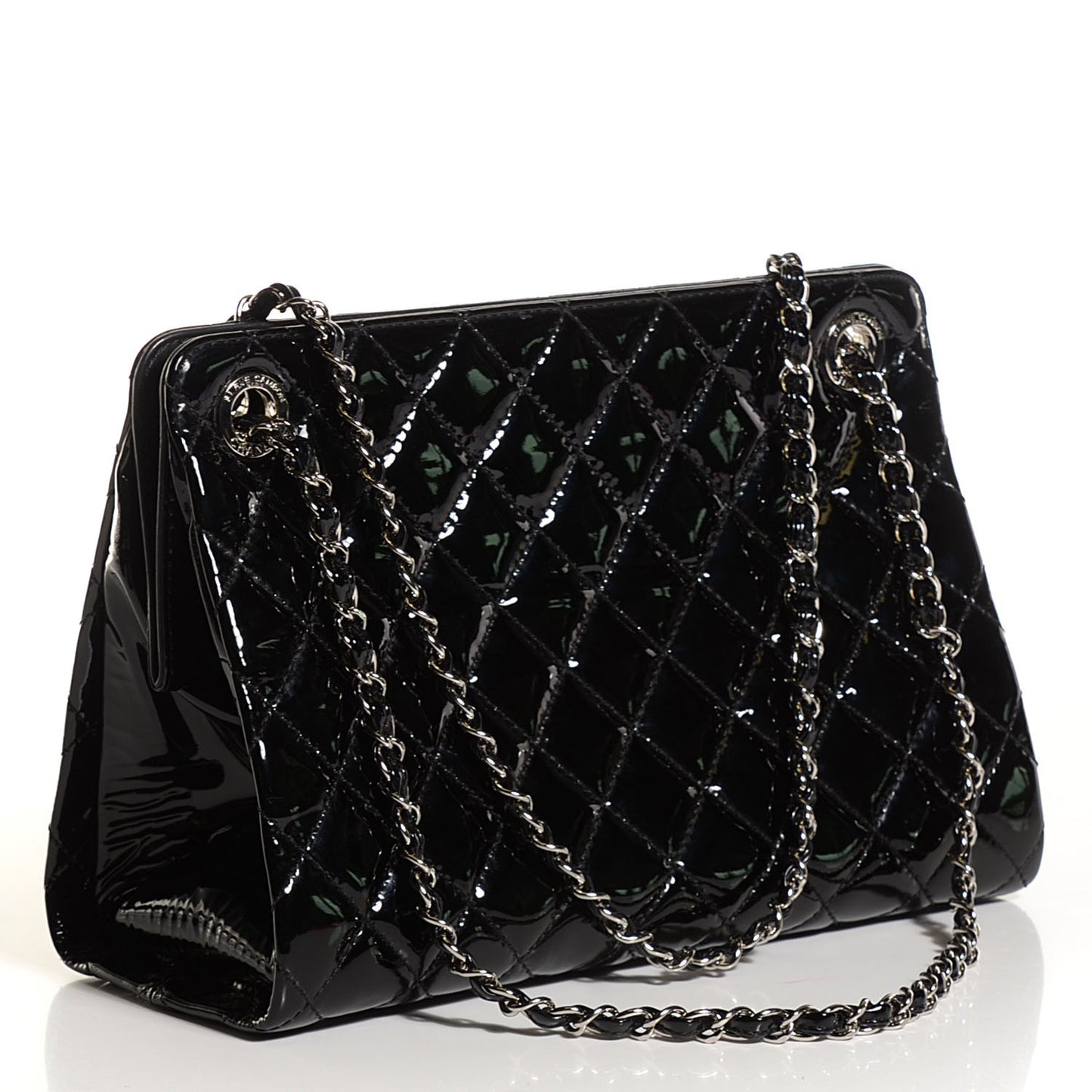 Patent Quilted Timeless CC Tote
