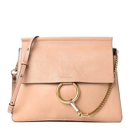 Chloe Goatskin Medium Faye Shoulder Bag Biscotti Beige 1 of 11