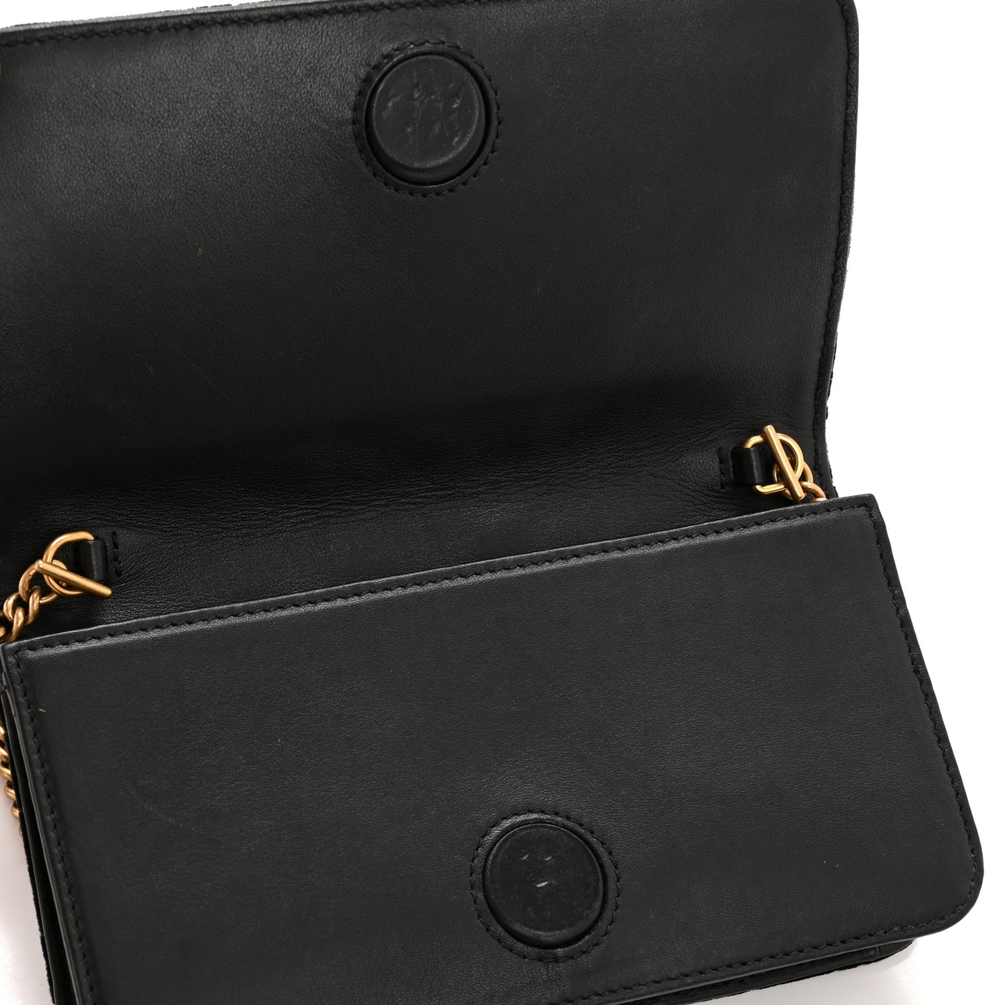Velvet Matelasse GG Marmont Mini Bag Black
