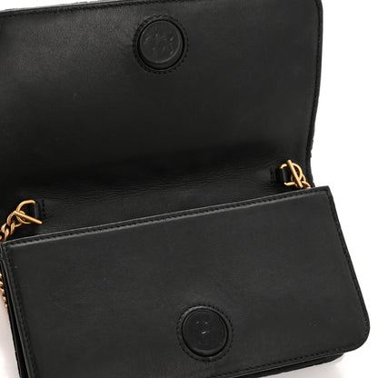 Gucci Velvet Matelasse GG Marmont Mini Bag Black 10 of 12