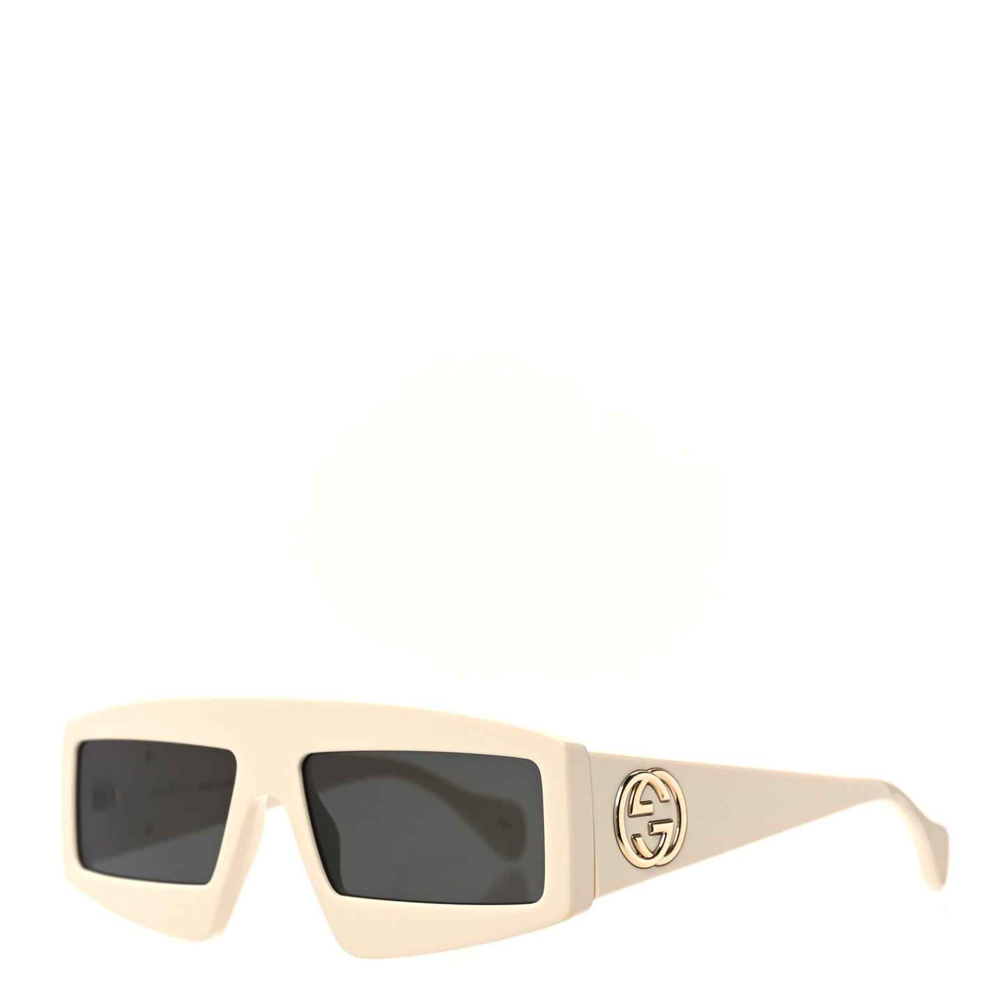 Acetate Shield Sunglasses GG0358S White
