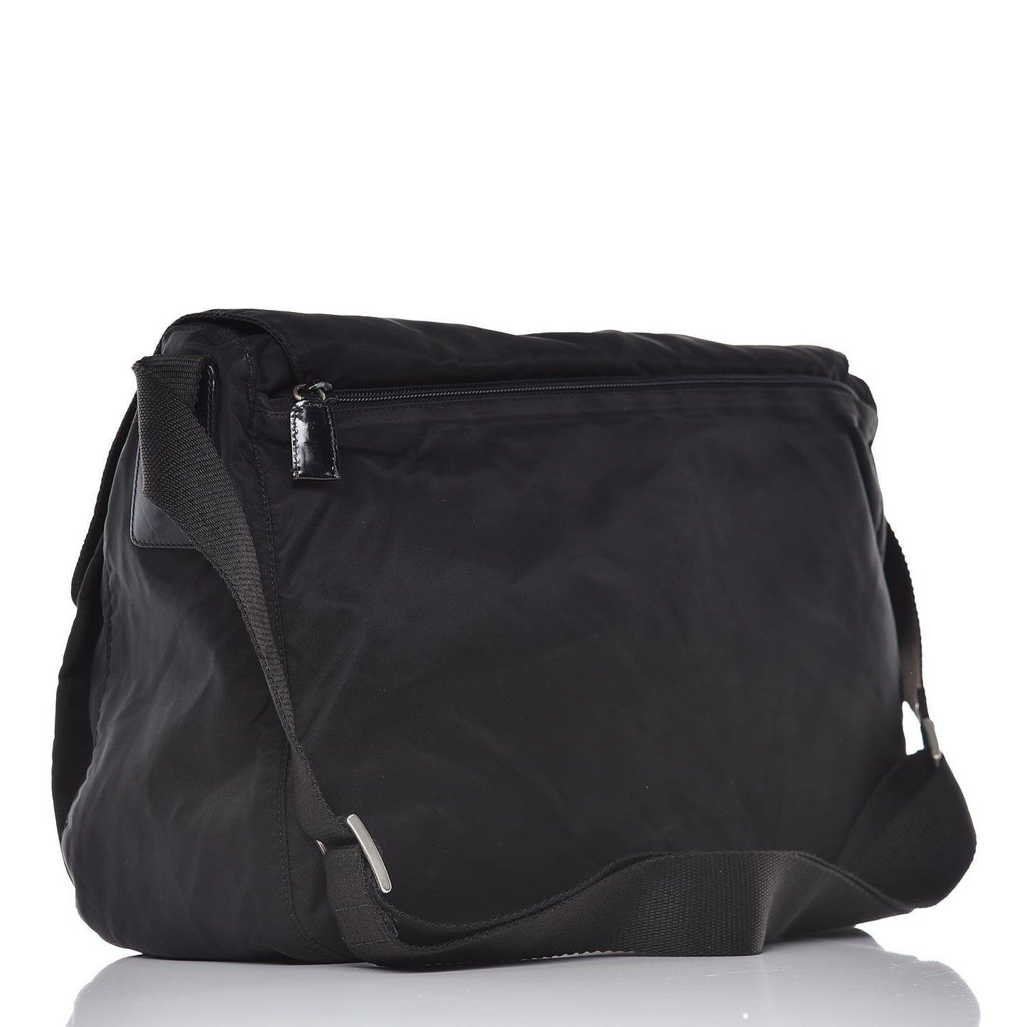 Tessuto Nylon Messenger Bag Black