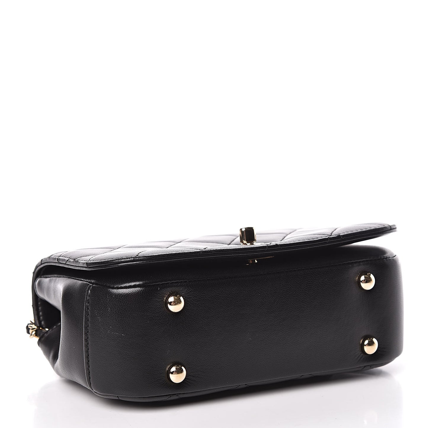 Lambskin Mini Carry Chic Flap Black
