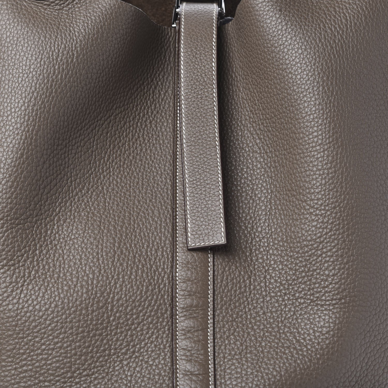 Hermes Taurillon Clemence Picotin TGM Etoupe 10 of 10