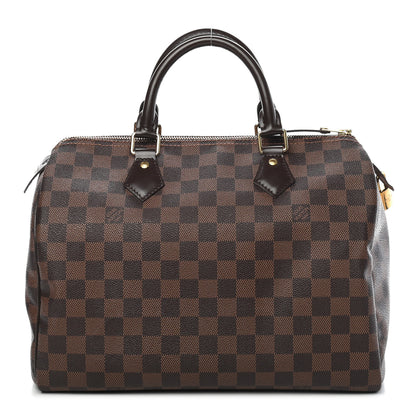 Louis Vuitton Damier Ebene Speedy 30 1 of 9