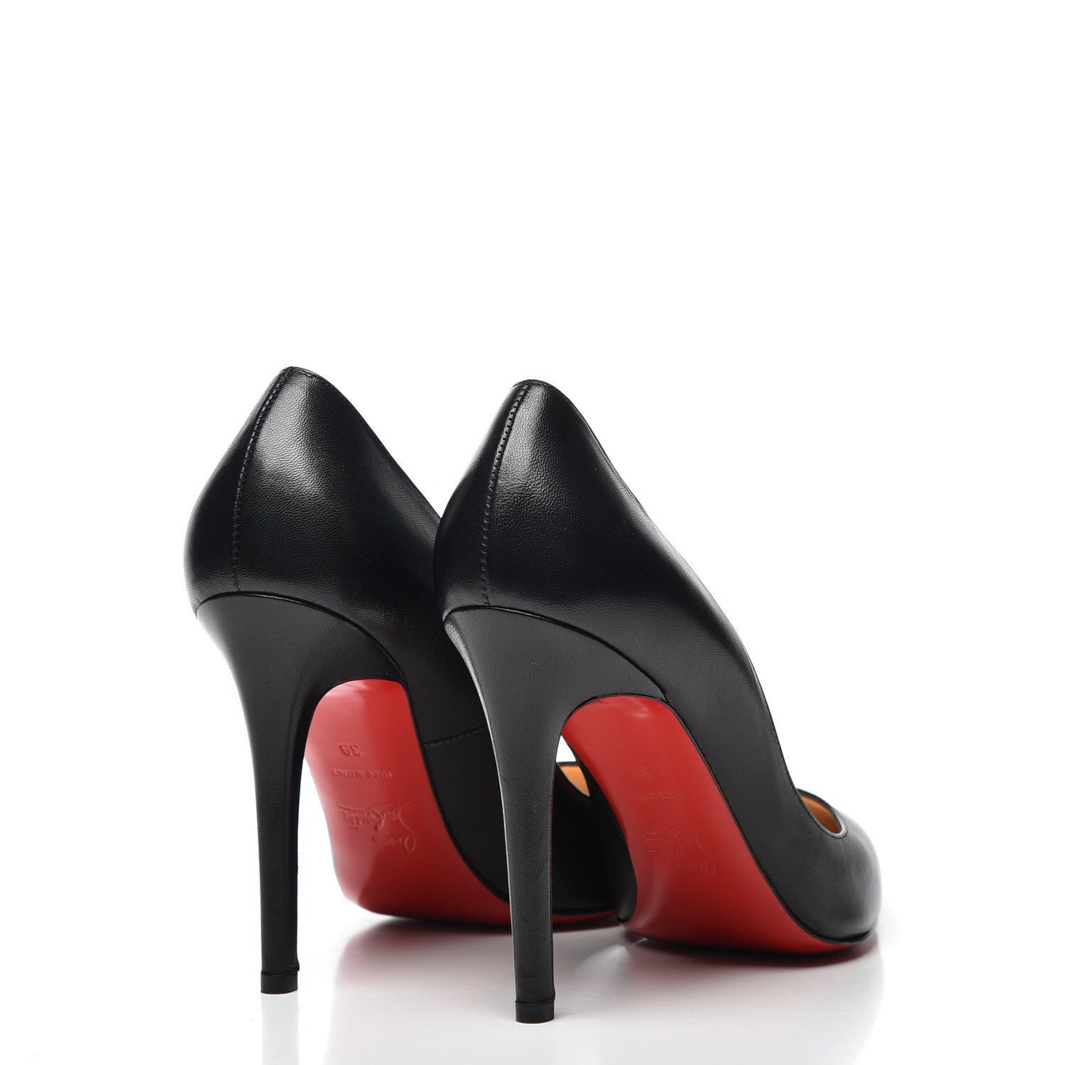 Christian Louboutin Kid Pigalle 100 Pumps 39 Black 4 of 10