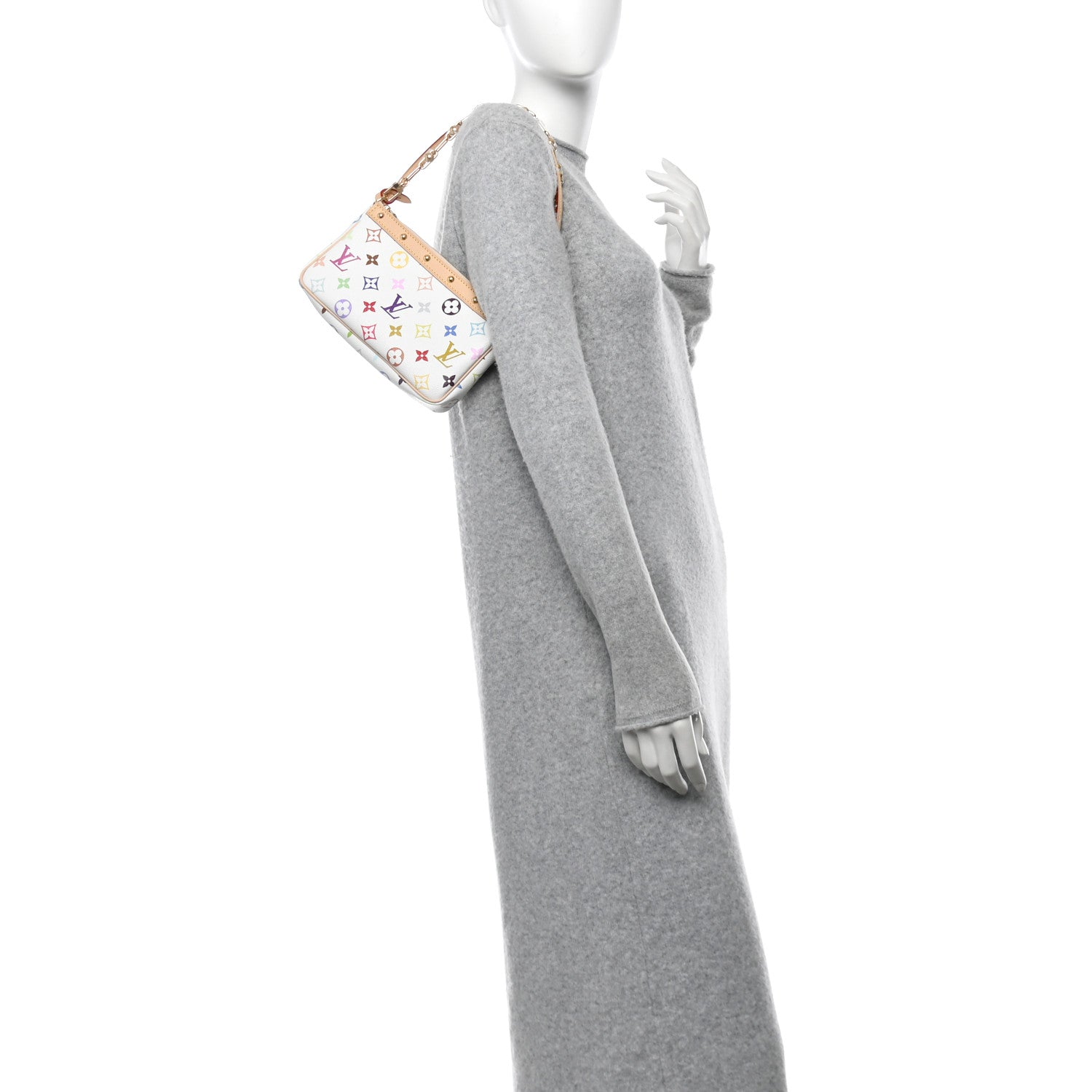 Louis Vuitton LV X TM Monogram Multicolor Pochette Accessories White 2 of 10