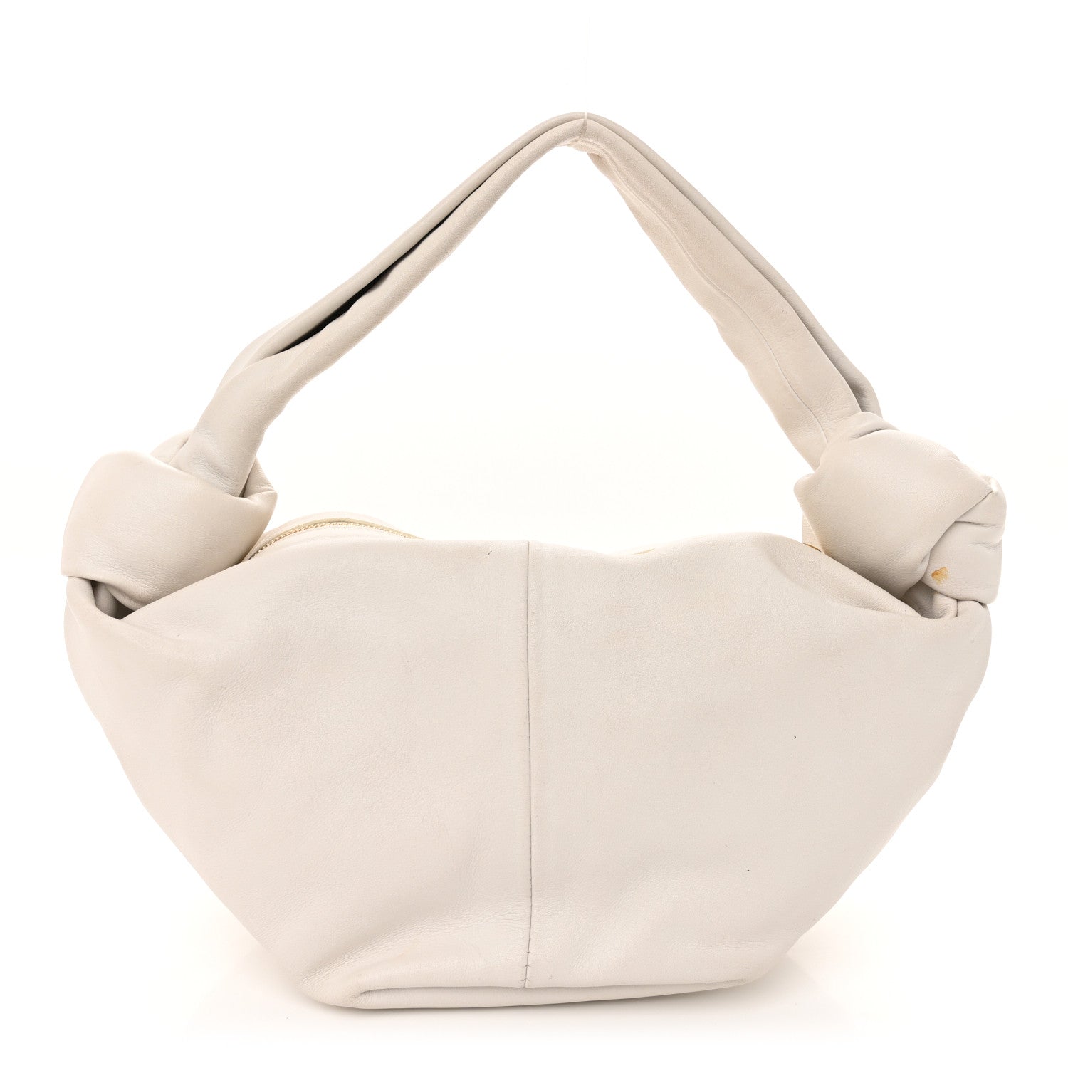 Bottega Veneta Calfskin Mini Double Knot Bag White 1 of 12