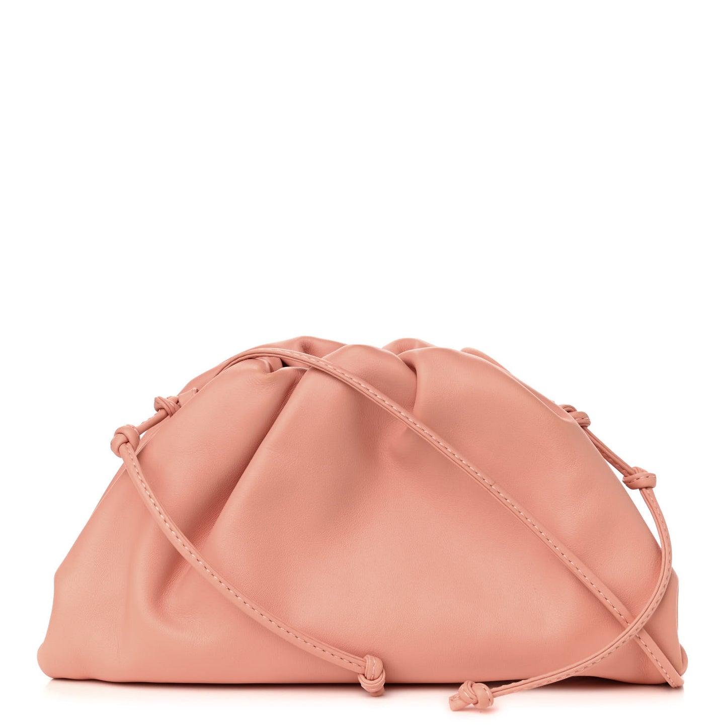 Butter Calfskin The Mini Pouch Peachy