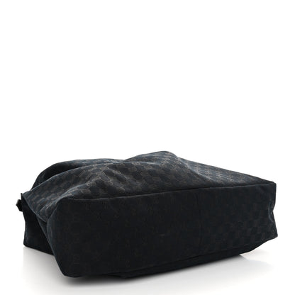 Gucci Monogram Large Horsebit Chain Hobo Black 4 of 10