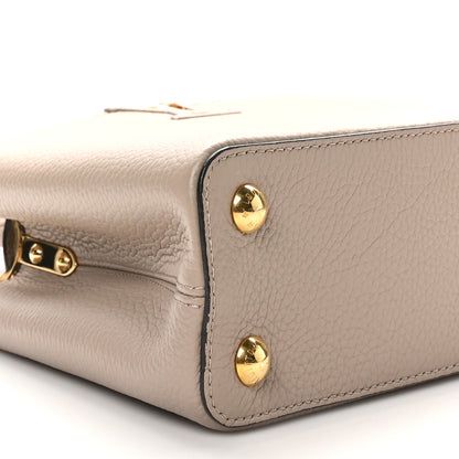 Louis Vuitton Taurillon Capucines BB Galet 8 of 9