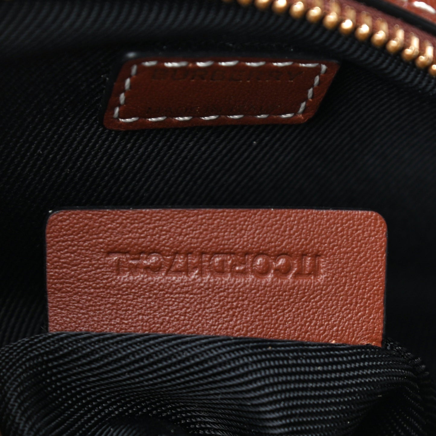 Canvas Calfskin Louise Bag Natural