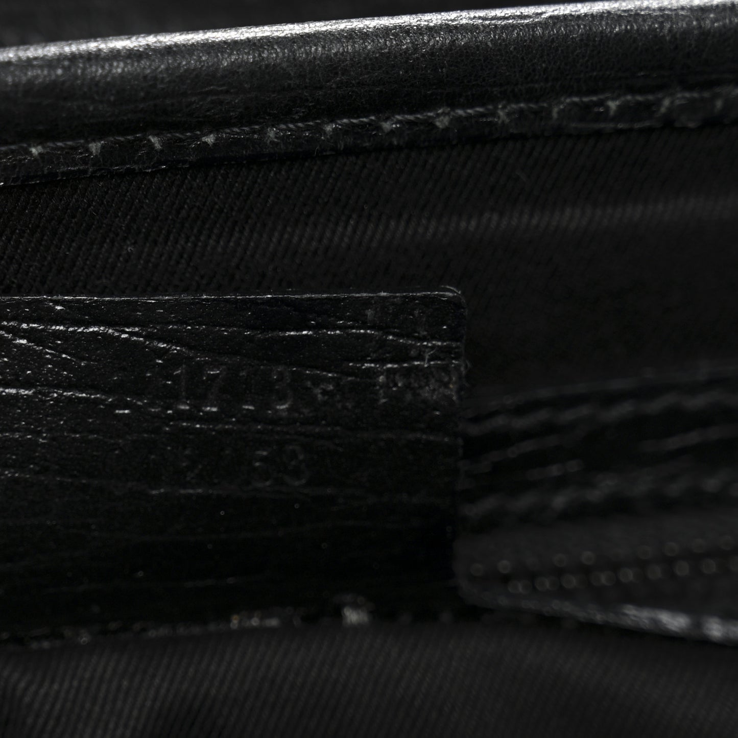 Monogram Bamboo Bullet Handbag Black