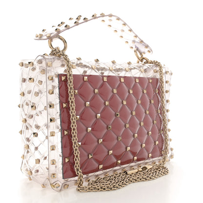 Valentino Garavani PVC Medium Rockstud Spike Shoulder Bag 2 of 11