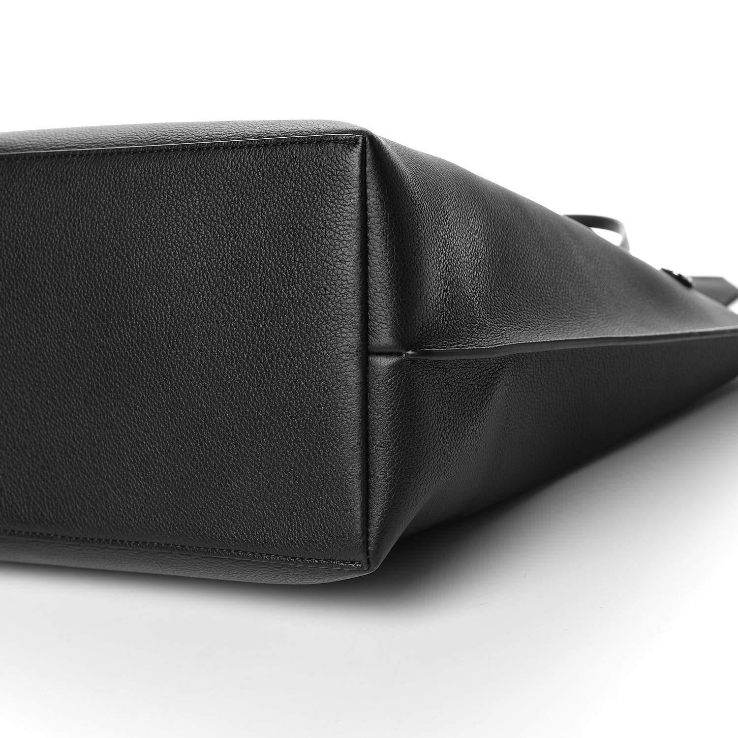 Louis Vuitton Calfskin Lockme Go Tote Black 10 of 11