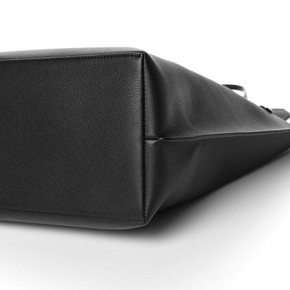 Louis Vuitton Calfskin Lockme Go Tote Black 10 of 11