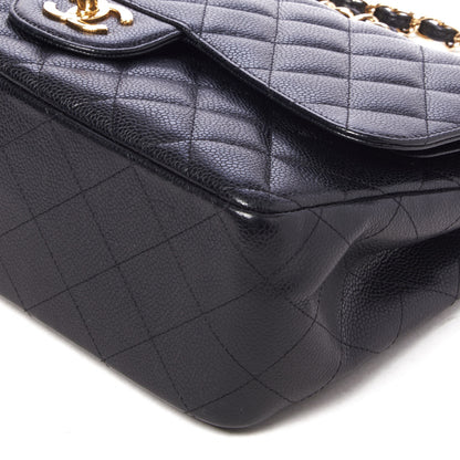 Chanel Caviar Quilted Jumbo Double Flap Black 4 of 9