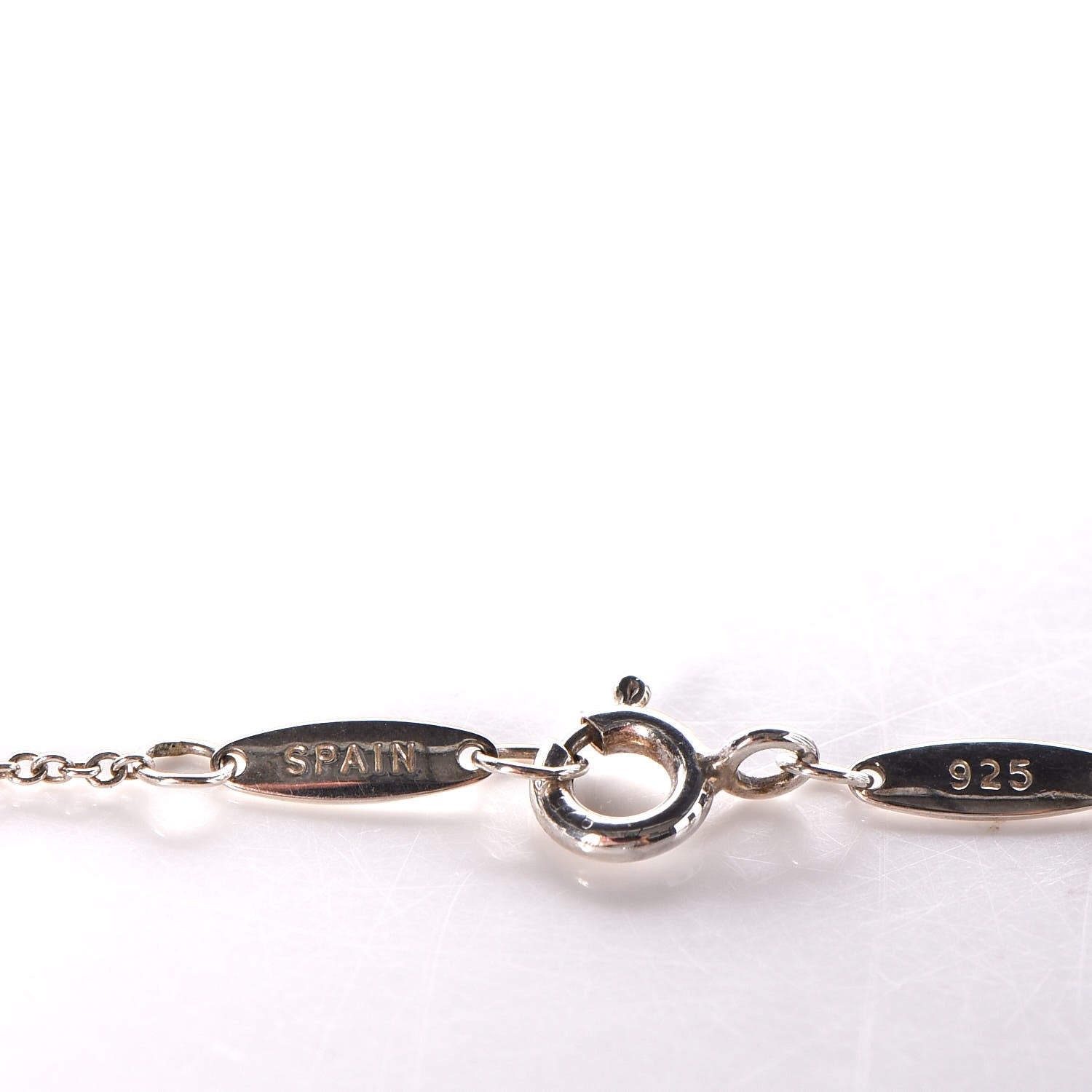 Tiffany Sterling Silver Diamond .09ct Elsa Peretti Diamonds By The Yard Bracelet 6 of 7