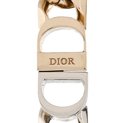 Christian Dior Metal Danseuse Etoile Chain Choker Necklace Gold Silver 5 of 5