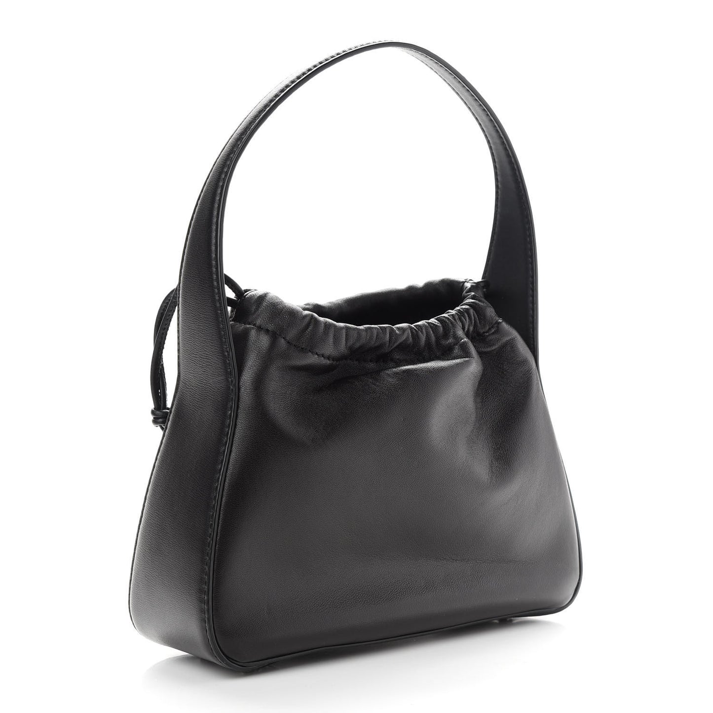 Lambskin Nylon Small Ryan Bag Black