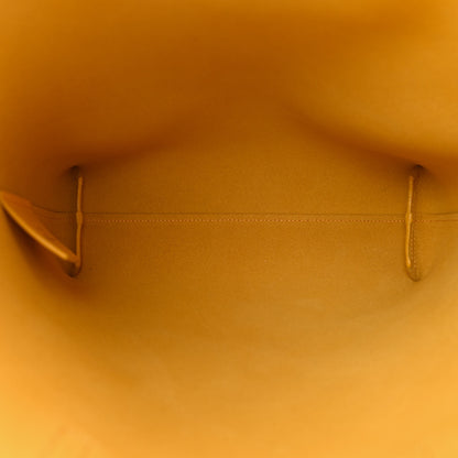 Saint Laurent Calfskin Toy Shopping Tote Yellow 5 of 10
