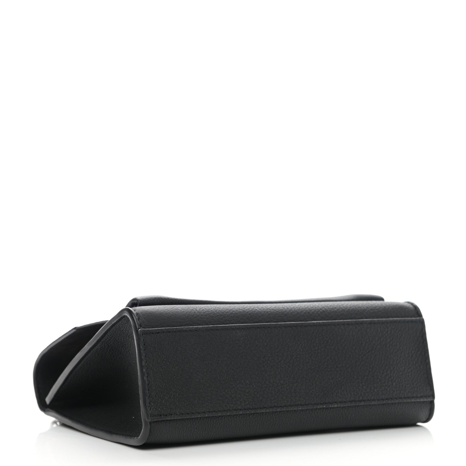 Louis Vuitton Soft Calfskin Mylockme Chain Bag BB Black 3 of 8