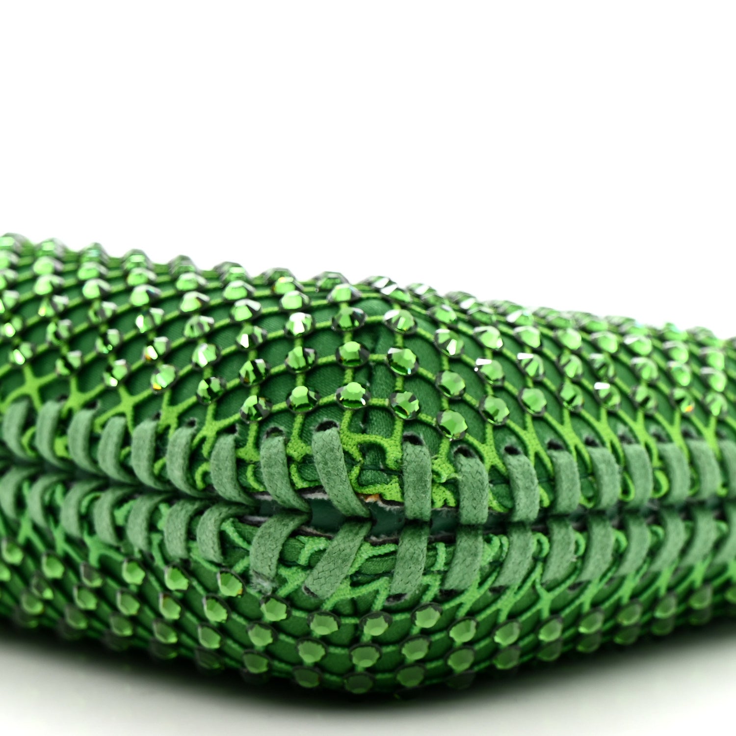 Stella McCartney Mesh Crystal Mini Falabella Crossbody Bag Green 10 of 11
