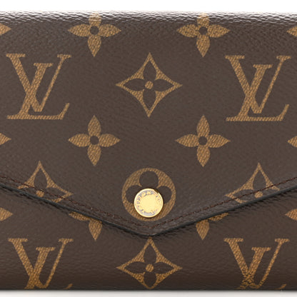 Louis Vuitton LOUIS VUITTON Monogram Sarah Wallet NM 8 of 15