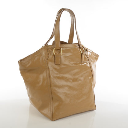Saint Laurent Patent Medium Downtown Beige 4 of 9