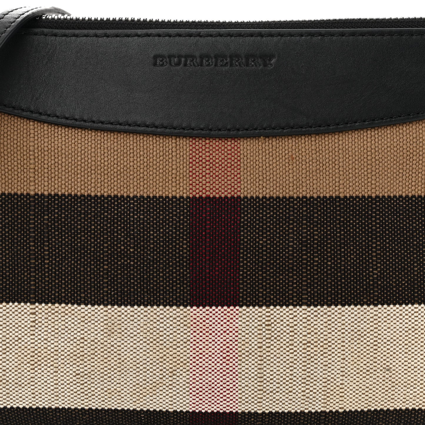 Mega Check Peyton Crossbody Clutch Bag Black