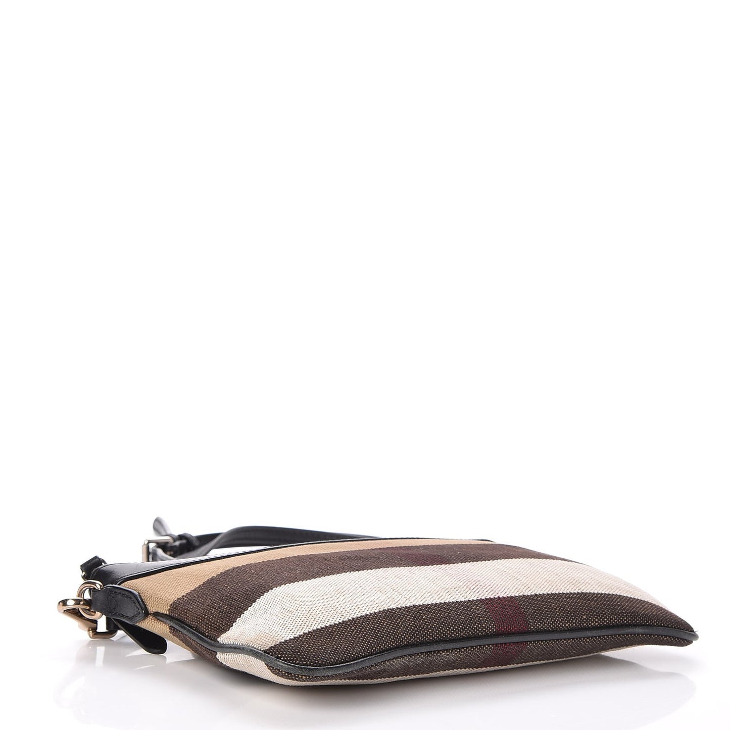 Mega Check Peyton Crossbody Clutch Bag Black