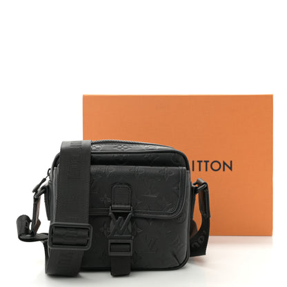 Louis Vuitton Calfskin Monogram Shadow Getaway Messenger Black 10 of 10