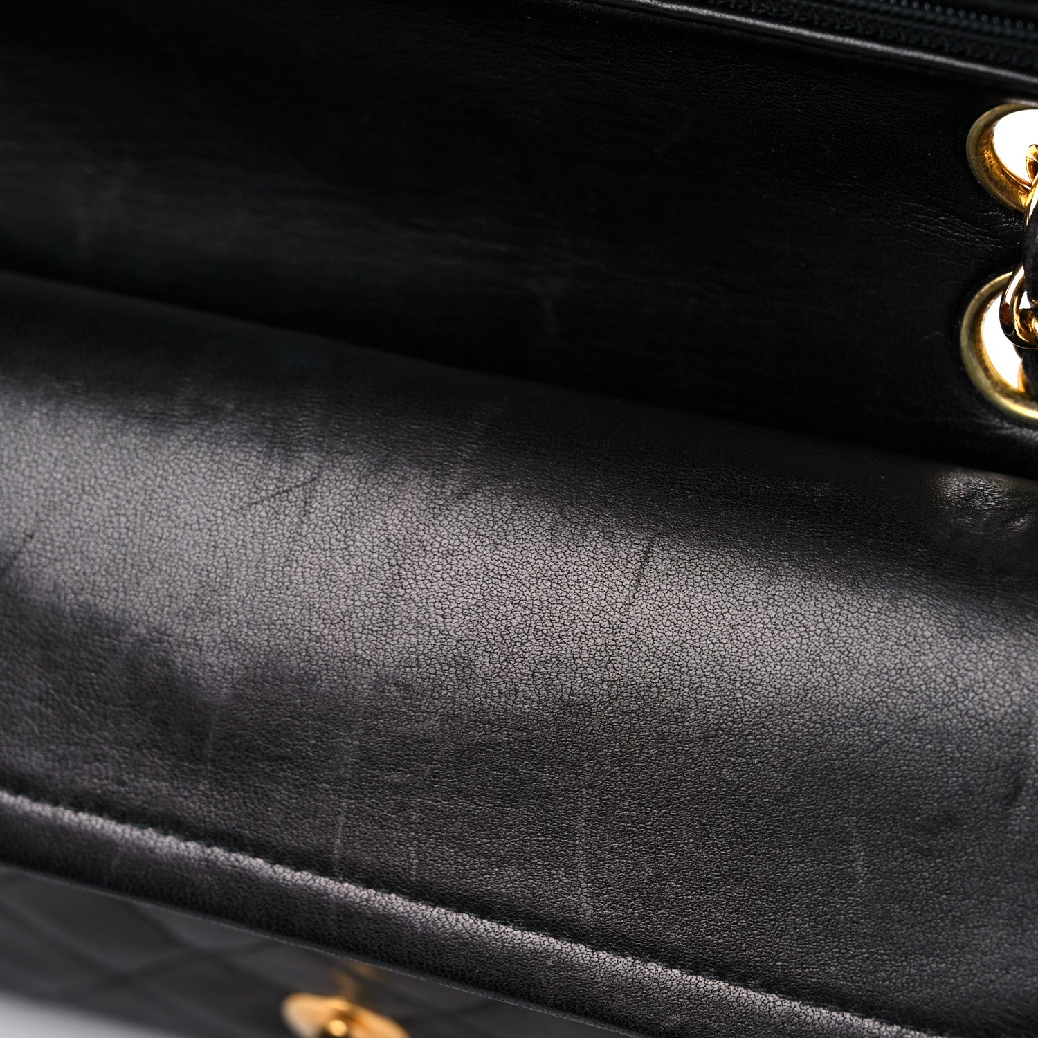 Chanel Lambskin Quilted Small Double Flap Black 17 of 24