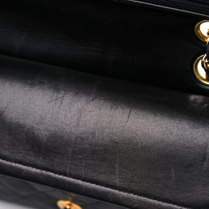 Chanel Lambskin Quilted Small Double Flap Black 17 of 24