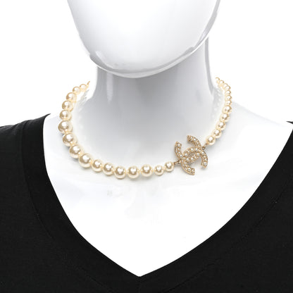 Chanel Graduated Pearl CC Short Necklace Gold 2 of 6