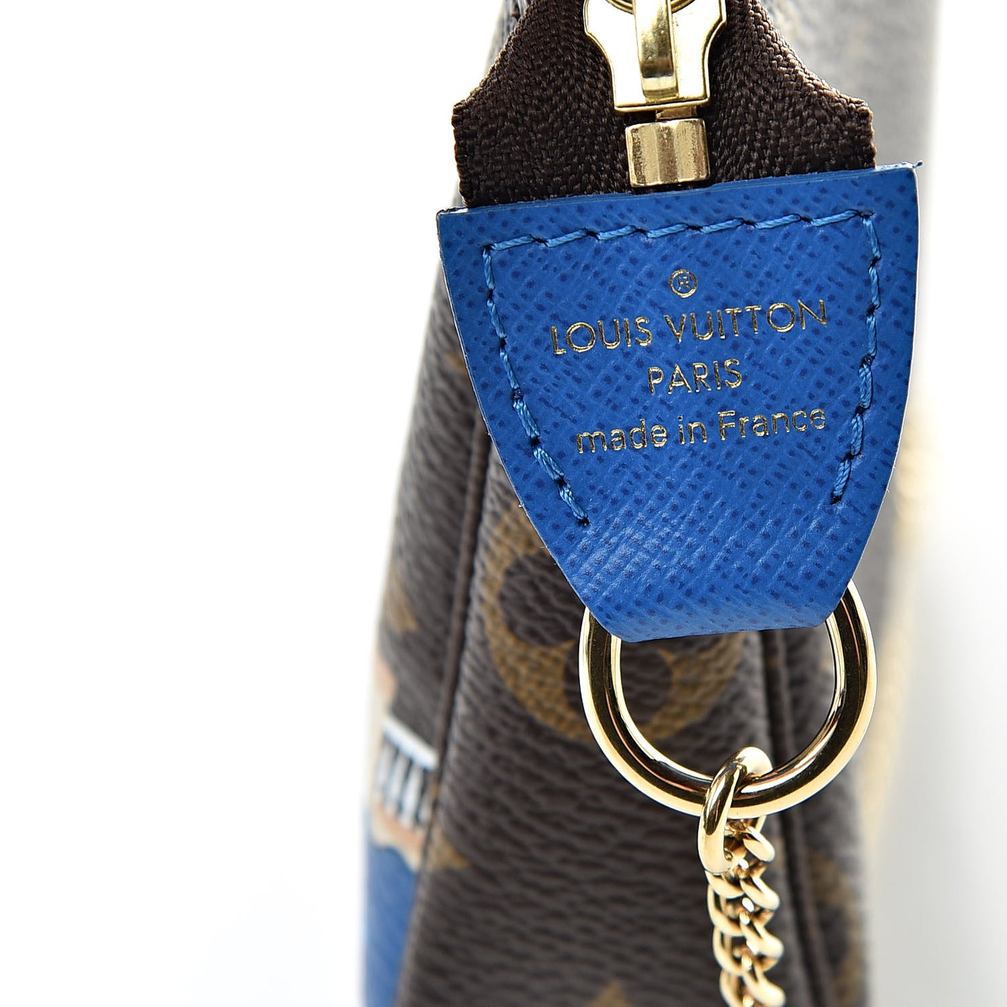 Monogram 2019 Christmas Animation Mini Venice Pochette Accessories Blue